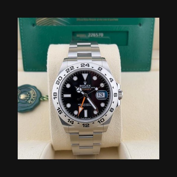 Rolex Rolex Explorer IIIn Stock Rolex Explorer II 226570 BLACK Dial Oyster Bracelet