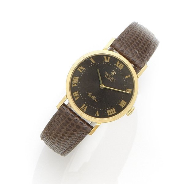Rolex. A lady's manual wind wristwatch Cellini, Ref:4109, Serial No.435****, Circa 1975