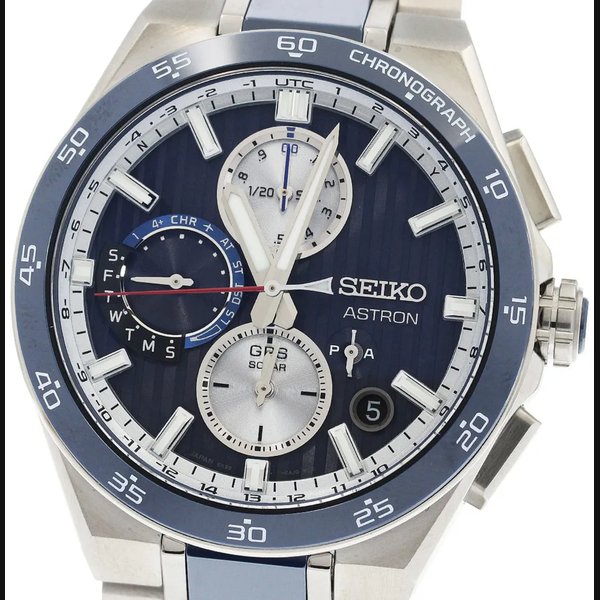 SEIKO SBXC181 5X83 0AA0 Astron NEXTER GPS Solar Radio Men s Excellent Condition