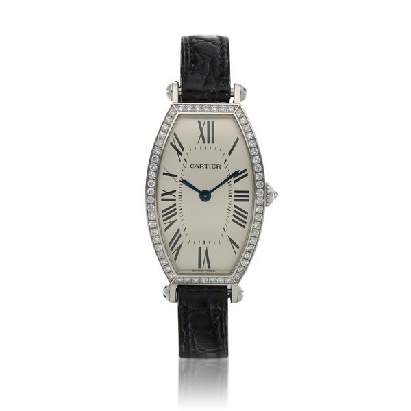 Cartier Ref. 2711 H  White gold and diamond-set wristwatch  Circa 2005 · 2711
