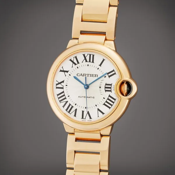 Cartier Reference 3003 Ballon Bleu | A pink gold automatic wristwatch with bracelet, Circa 2010 · 3003
