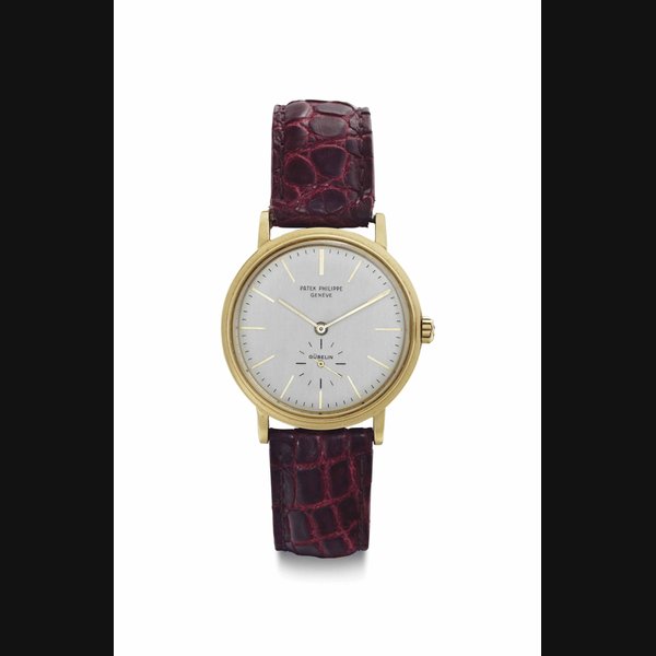 Patek Philippe. A Fine 18k Gold Wristwatch SIGNED PATEK PHILIPPE, GENÈVE, RETAILED BY GÜBELIN, REF. 3429, MOVEMENT NO. 1'113'970, CASE NO. 2'640'171, MANUFACTURED IN 1965