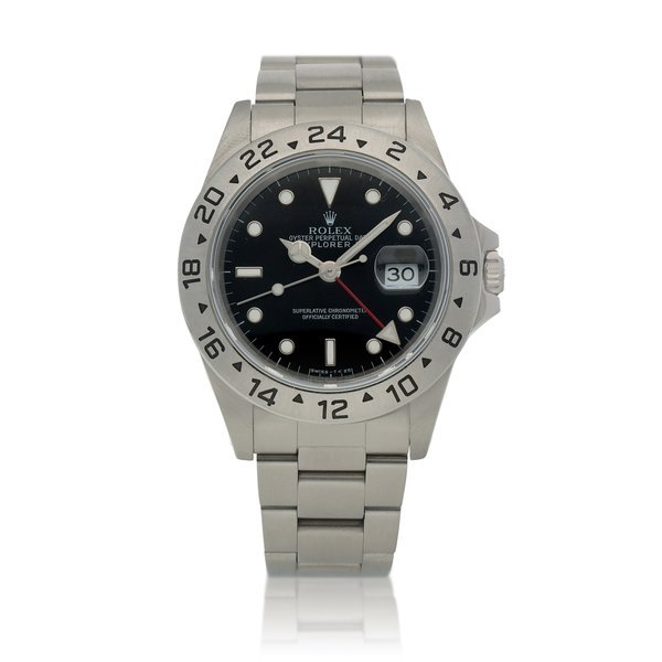 Rolex Explorer II, Ref. 16570  Stainless steel wristwatch with 24 hour indication, date and bracelet  Circa 1998 · 16570
