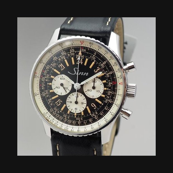 Sinn Sinn 903Navigationsuhr 24h 903 ST 24 Chronograph Box & Rechnung 2001 Handaufzug Lemania 1877