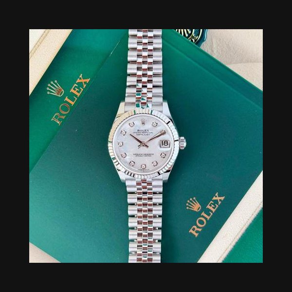 Rolex Datejust31mm UNWORN 2026 MOP Pearl Diamond Fluted Jubilee 278274
