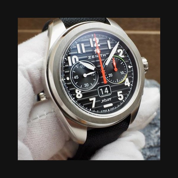 ZenithPilot Grand Date Fly Back Chronograph Current Version 0340003652 95% LNIB Ref. 03.4000.3652/21