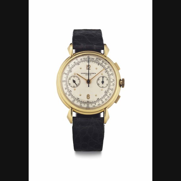 Vacheron Constantin Vacheron Constantin. An 18K Gold Chronograph Wristwatch SIGNED VACHERON & CONSTANTIN, GENÈVE, REF. 4178, MOVEMENT NO. 466'392, CASE NO. 303'410, MANUFACTURED IN 1948