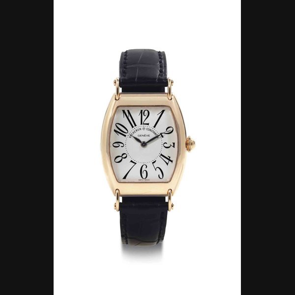 Vacheron Constantin Vacheron Constantin. A Limited Edition 18k Pink Gold Tonneau Wristwatch SIGNED VACHERON CONSTANTIN, GENEVE, NO. 063/1912, LES HISTORIQUES 1912 MODEL, REF. 37001, CASE NO. 689'231, CIRCA 1990