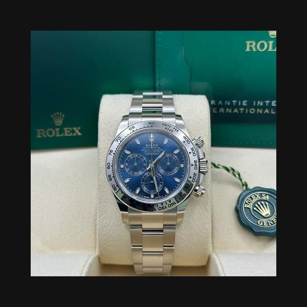 Rolex Rolex DaytonaBlue Dial White Gold