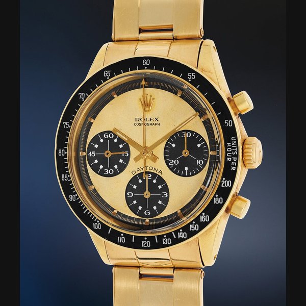 Rolex Ref. 6264; inside caseback stamped 6241 Cosmograph Daytona “Paul Newman Lemon”