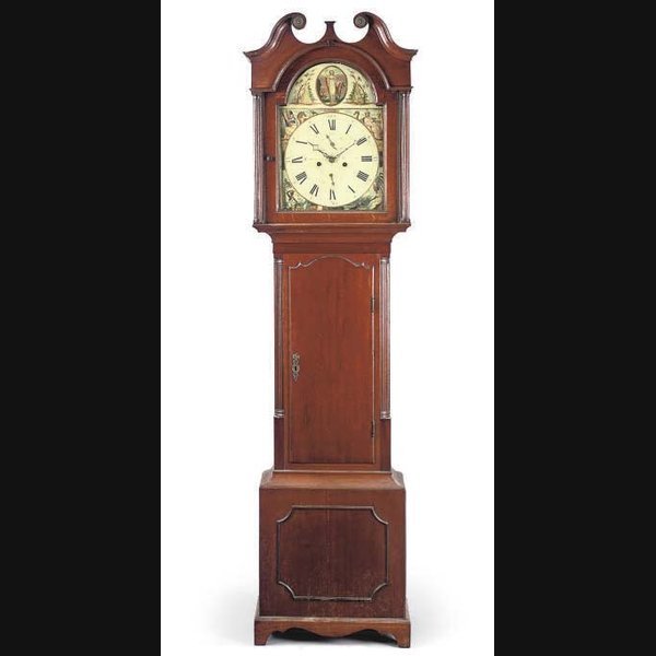A Victorian oak and mahogany eight day longcase clock WILLIAM CUNNINGHAM, SANQUAR. MID 19TH CENTURY
