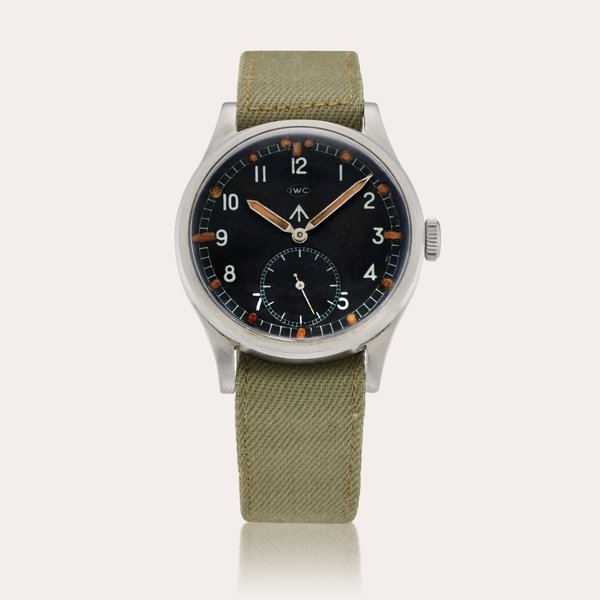 IWC WWW Mark X 'Dirty Dozen' | A stainless steel wristwatch, Issued to the Royal British Air Force, Circa 1945