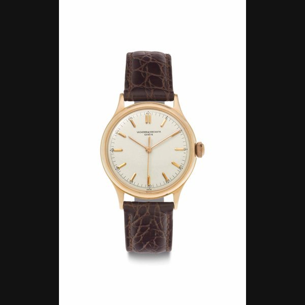 Vacheron Constantin Vacheron Constantin. A Fine 18k Pink Gold Wristwatch with Center Seconds SIGNED VACHERON & CONSTANTIN, GENEVE, REF. 4301, MOVEMENT NO. 459'454, CASE NO. 296'064, MANUFACTURED IN 1946