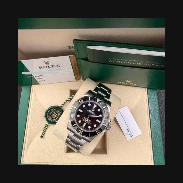 Rolex Rolex Submariner (No Date)114060 Ceramic Bezel Mens Watch Box & Papers 2018