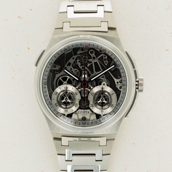 Czapek & Cie Czapek & Cię. Antarctique Rattrapante Silver Grey · Silver Grey