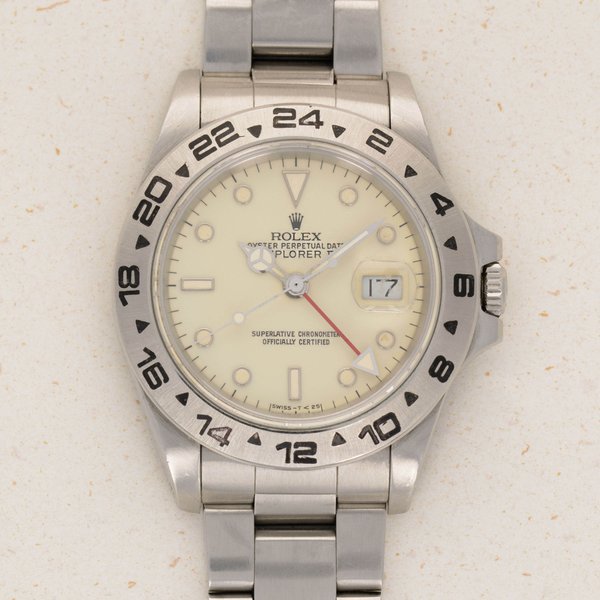 Rolex Rolex Explorer II 16550 Cream Dial Box and Papers