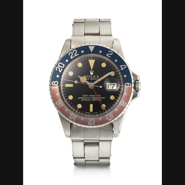 Rolex ROLEX, STAINLESS STEEL 'GMT-MASTER', REF. 1675 SERIAL NO: 1'437'626 · 1675