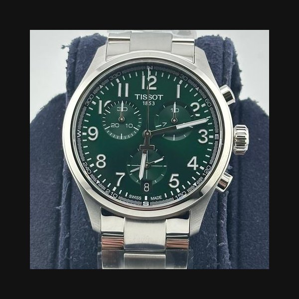 TissotChrono L 42mm Green Dial T1164171109200 BNIB Complete Set Ref. T116.417.11.092.00