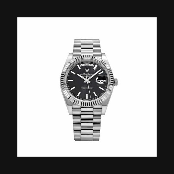 Rolex Day-Date40 228239 White Gold Black Dial (2016)