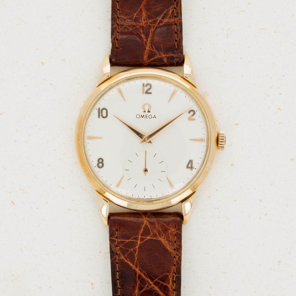 Omega Omega Tresor 2685 Rose Gold Honeycomb Dial · 2685