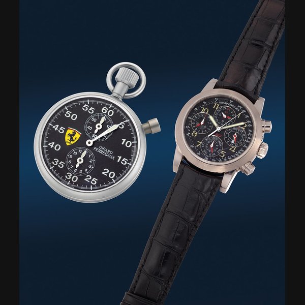 Girard Perregaux Ref. Ref. Wristwatch: Ref. 90250.0.53.6056AV; Stopwatch: Ref. 89600.0.12.6156 Wristwatch: F50; Stopwatch: Sport Timer