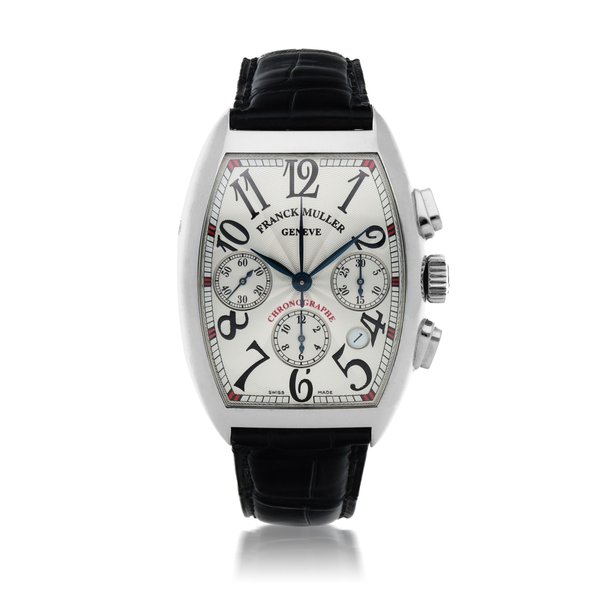 Franck Muller Ref. 7880 CC AT Stainless steel chronograph wristwatch with date Circa 2006 | Franck Muller 7880 CC AT型號精鋼計時腕錶備日期顯示，年份約2006