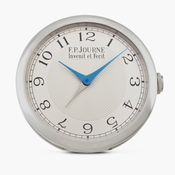 F. P. Journe Pendulette Réveil Souveraine | A stainless steel table clock with alarm, Circa 2021