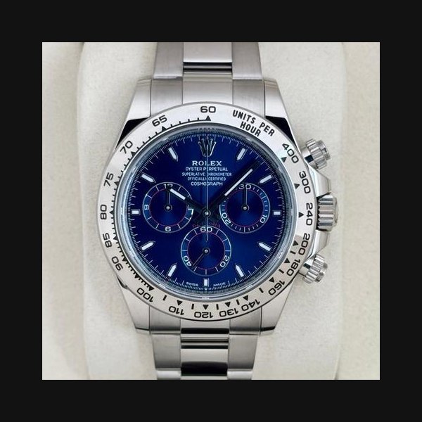 rolex Rolex DaytonaNEW 2026 Daytona 40mm 126509 White Gold Blue Dial