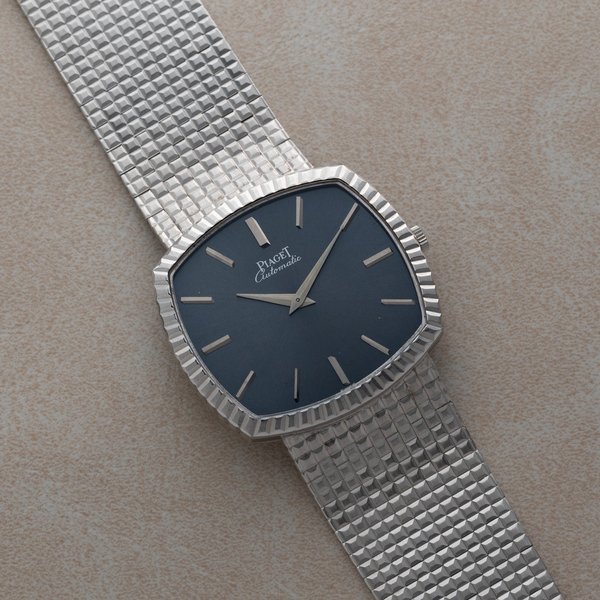 Piaget 'Sqound' White Gold Dress Watch Ref. 12401H24