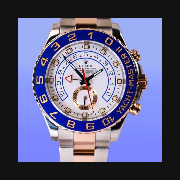 Rolex Yacht-Master II44 mm full links two tone 18kt rose gold Ref. 116681