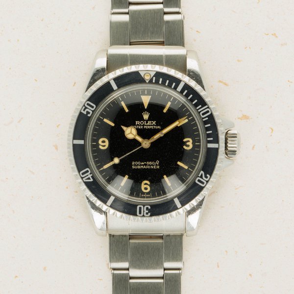 Rolex Rolex Submariner 5513 Gilt Explorer Dial "KIssing L"