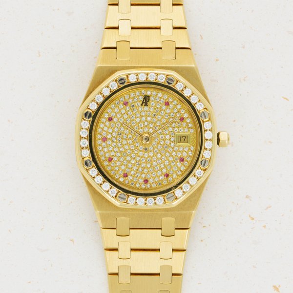  Audemars Piguet Royal Oak Diamond and Ruby Set Ladies 14587BA