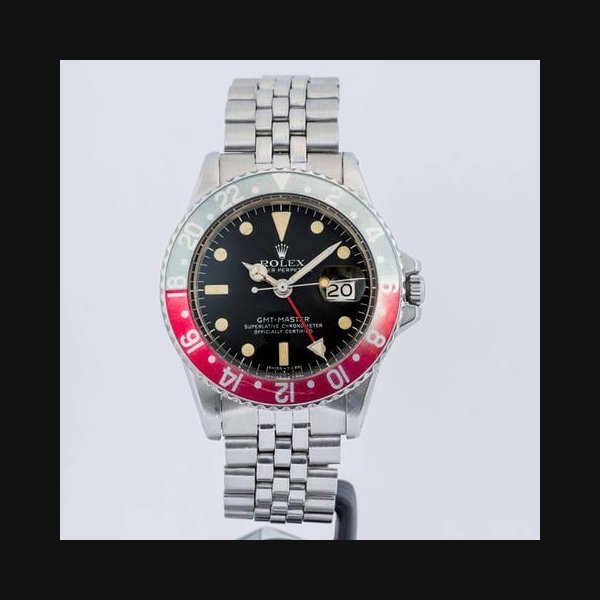 Rolex Rolex GMT-MasterVintage 1973 GMT-Master 'Pepsi' Black Stainless Steel 40mm (1675)