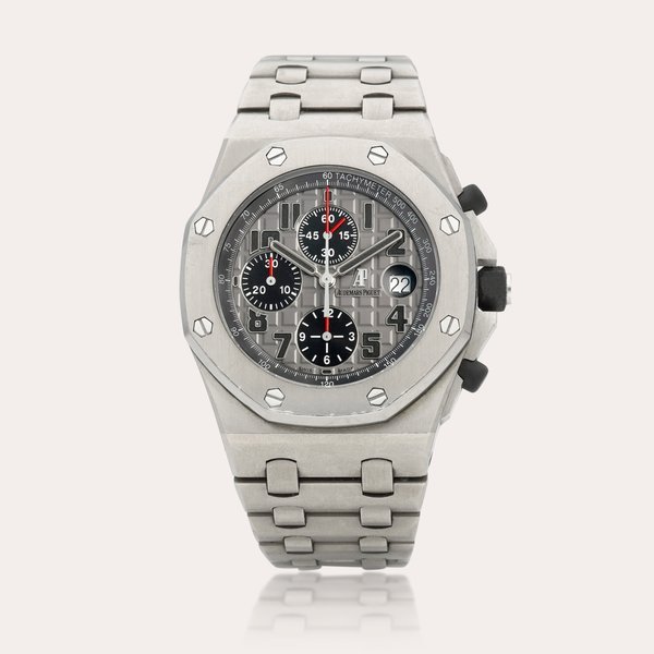 Audemars Piguet Royal Oak Offshore, Reference 26170TI.OO.1000TI.01 | A titanium chronograph bracelet watch with date, Circa 2011 | 愛彼 | 皇家橡樹離岸型系列 型號	26170TI.OO.1000TI.01|  鈦金屬計時鏈帶腕錶，備日期顯示，約2011年製 · 26170TI.OO.1000TI.01
