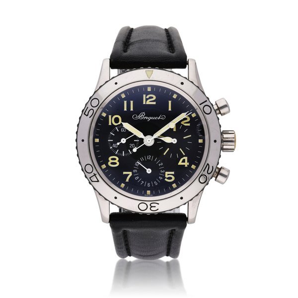 Breguet Reference 3800 Type XX | A stainless steel automatic flyback chronograph wristwatch, Circa 2000 · 3800