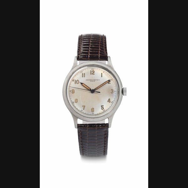 Vacheron Constantin Vacheron Constantin. A Fine Stainless Steel Wristwatch with Center Seconds SIGNED VACHERON & CONSTANTIN, GENEVE, REF. 4301, MOVEMENT NO. 447'409, CASE NO. 288'119, MANUFACTURED IN 1945