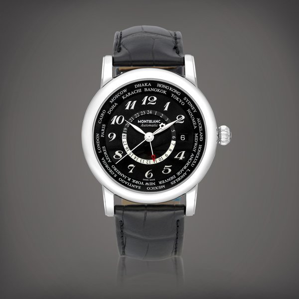 Montblanc Star Steel World Time, Reference 109285 | A stainless steel world time wristwatch, Circa 2016 | 萬寶龍 | Star Steel World Time 型號109285 | 精鋼世界時間腕錶，約2016年製 · 109285