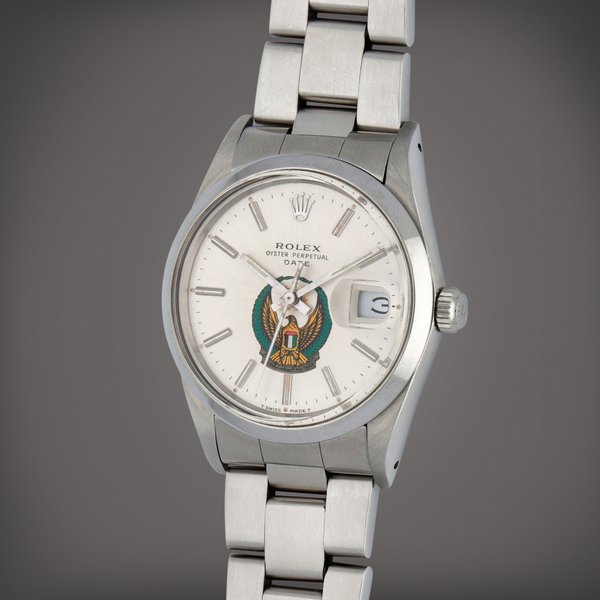 Rolex Oyster Perpetual Date, Reference 15000 | A stainless steel wristwatch with date and bracelet | Circa 1983