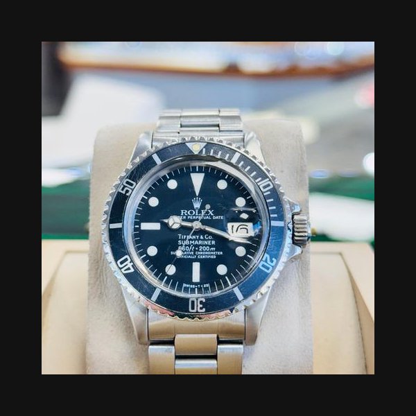 Rolex Submariner Date1680 Tiffany & Co Dial PreOwned Box
