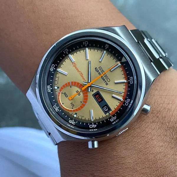 Seiko Chronograph
Sunrise 6139-7060 chronograph 5Sports Speedtimer automaric original Ref. 395794