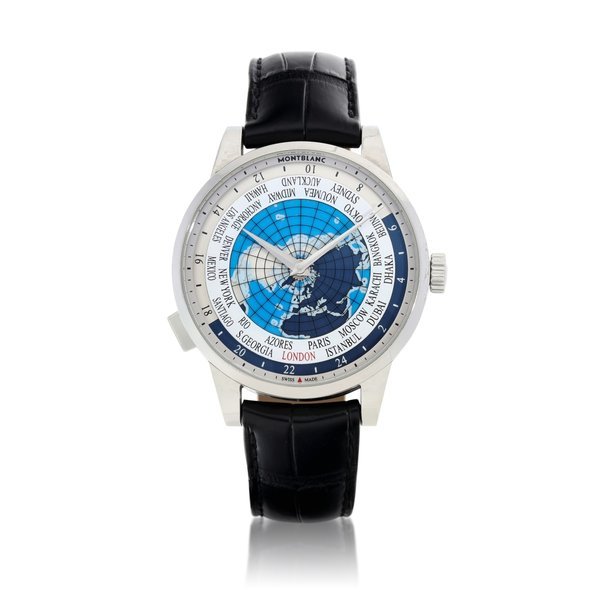Montblanc Heritage Spirit, Reference 7339 | A stainless steel worldtime wristwatch, Circa 2017 | 萬寶龍 Heritage Spirit 型號7339 | 精鋼世界時間腕錶，約2017年製 · 7339