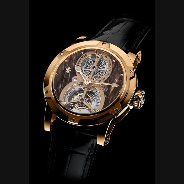 Louis Moinet Indonesian Feather Agate Tourbillon