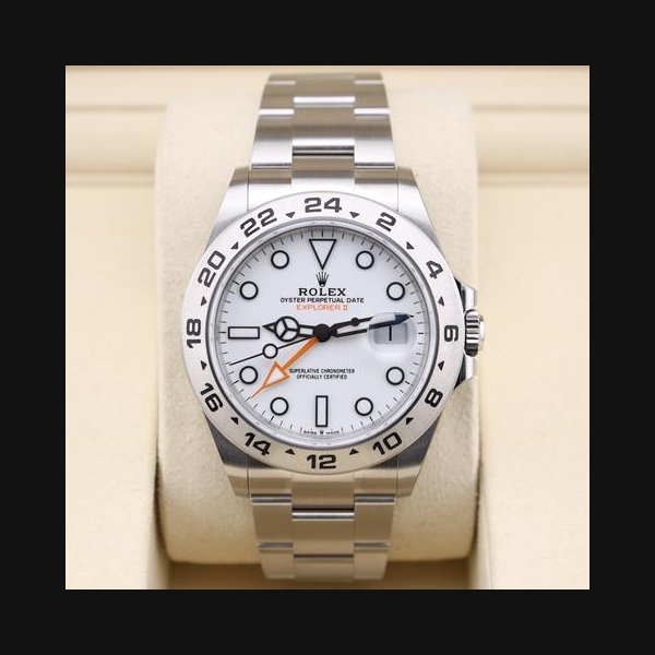Rolex Rolex Explorer II2026 NEW Explorer II White Dial Polar 226570 2026 NEW Unworn Full Set