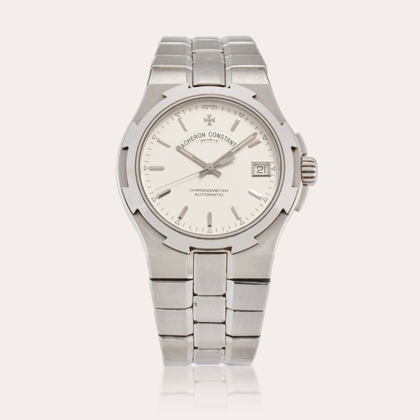 Vacheron Constantin Reference 42040 Overseas | A stainless steel automatic wristwatch with date and bracelet, Circa 2000