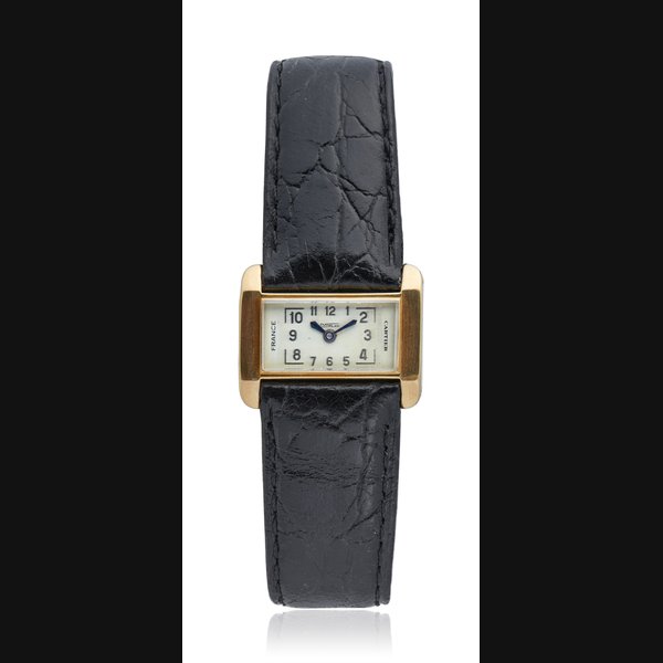 VINTAGE LADIES DUOPLAN RECTANGULAR WRISTWATCH CARTIER