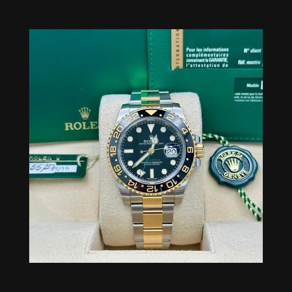 Rolex Rolex GMT-Master IISteel and Gold Black Dial