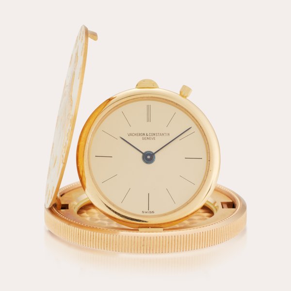 Vacheron & Constantin, Genève Reference 4928 | A yellow gold 1900 Double Eagle coin watch, Circa 1967