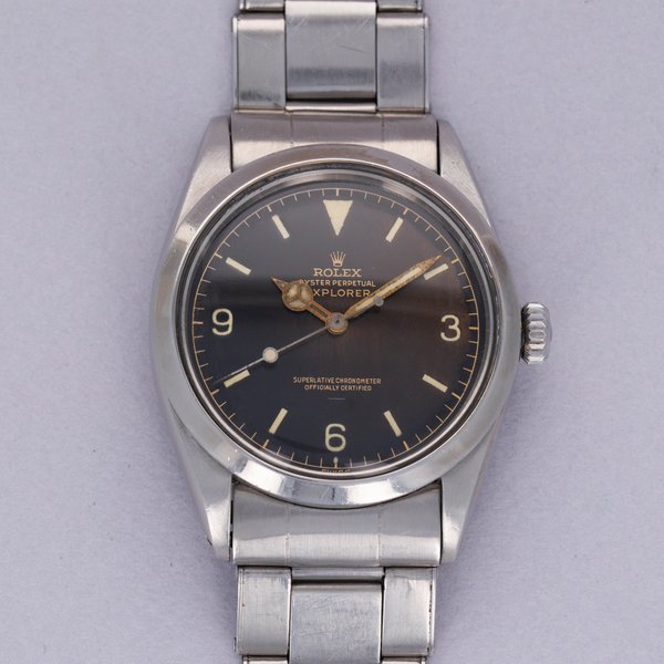 Rolex Rolex Explorer I 1016 Tropical Gilt Chapter Ring Underline Dial