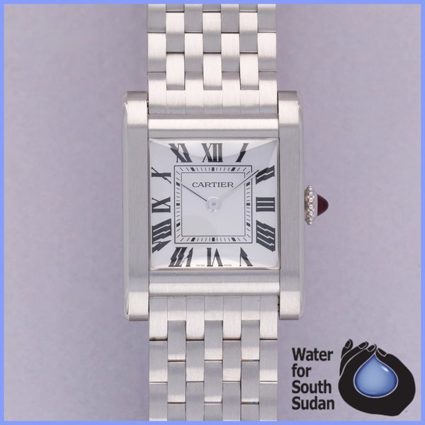 Cartier Cartier Privé Tank Normale WGTA0111 Platinum Charity Auction for Water for South Sudan NO PREMIUM