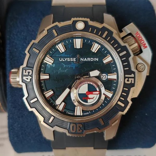 Ulysse Nardin Ulysse Nardin Hammerhead Shark Deep Dive Hammerhead Shark Mmer 46mm Diver Ulysse special edition full set
